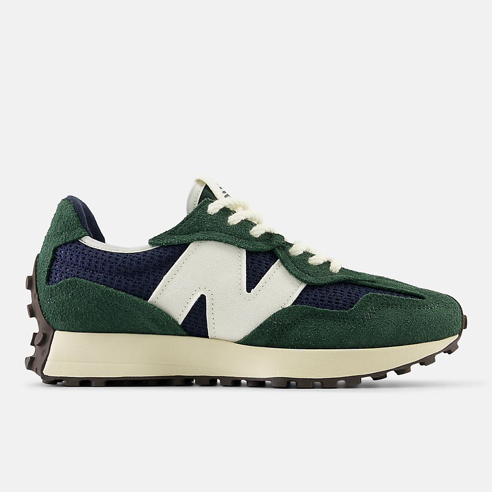 New Balance 327 Shoes Midnight Green with Outerspace